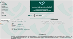 Desktop Screenshot of meister-eckhart-gesellschaft.de