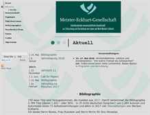 Tablet Screenshot of meister-eckhart-gesellschaft.de